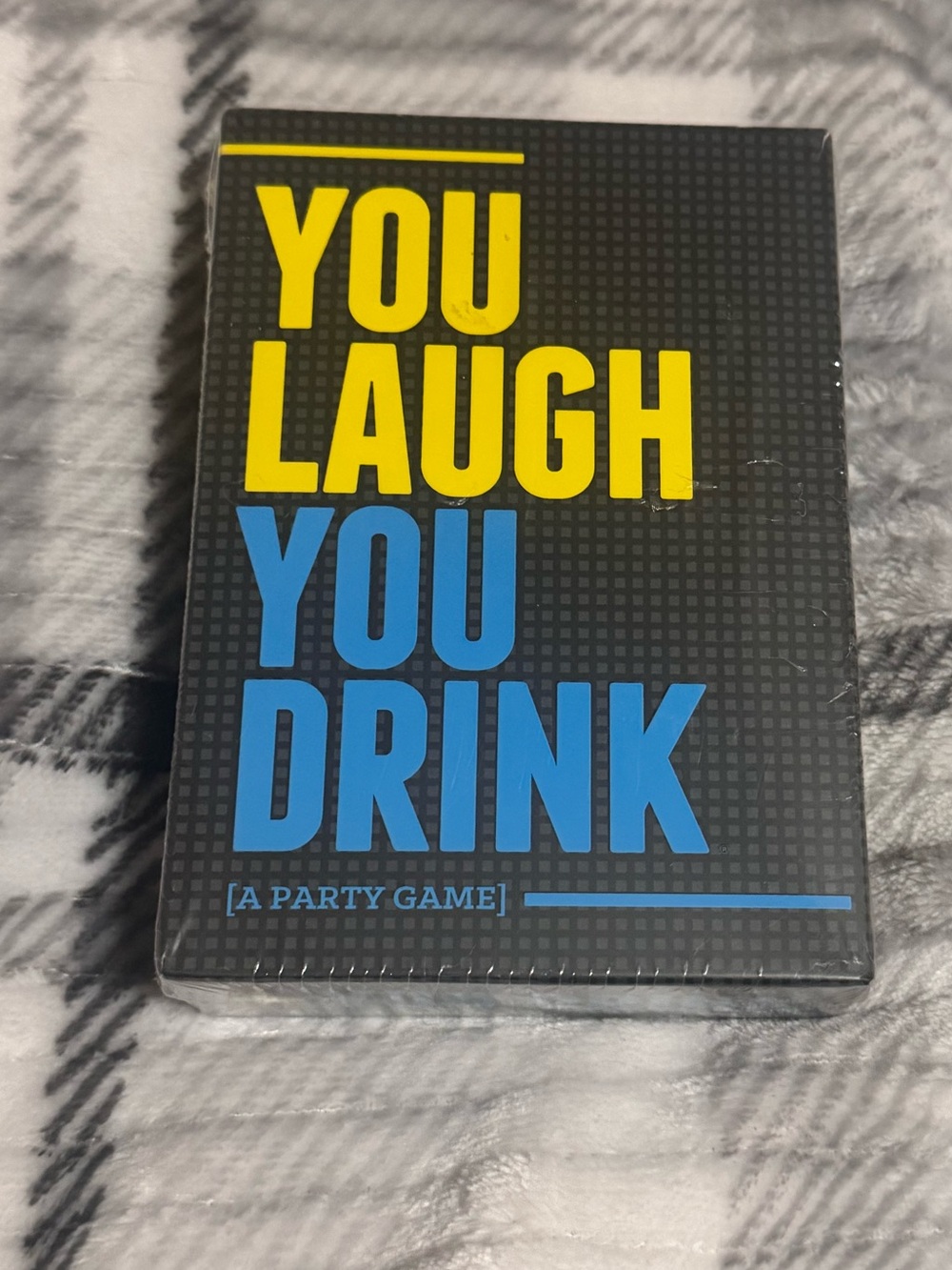 DSS Games You Laugh You Drink Party Card Game — Black & White